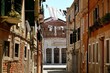 Venetian street with wash clothes