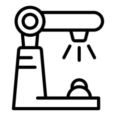 Poster - Irrigation arm icon outline vector. Water system. Farm automatic