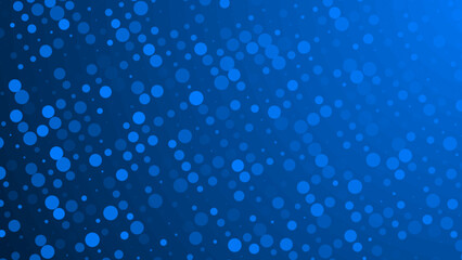 Aufkleber - Abstract dot blue pattern gradient texture technology background.