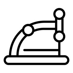 Poster - Fitness training icon outline vector. Gym exercise. Sport cardio