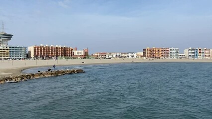 Sticker - Littoral à Palavas les flots, Occitanie