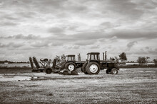 Tractor In Field