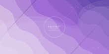 Purple Abstract Background Modern Color Design With Liquid Shapes . Violet Dinamic Futuristic Gradient Eps10 Vector