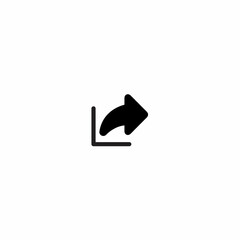 Poster - Share Page Icon Vector in Trendy Style