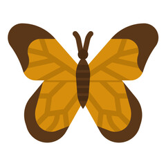 Sticker - butterfly flat icon