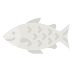 Sticker - fish flat icon