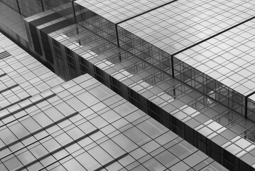 Poster - Exterior of modern building. Architecture abstract background