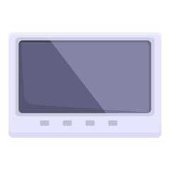 Poster - Intercom building icon cartoon vector. Door system. Alarm access