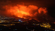 El Paso, Tajuya, La Palma - November 22, 2021. Cumbre Vieja volcano eruption. Canary Islands active volcano.