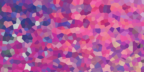 Canvas Print - Low poly crystal mosaic background. Polygon design pattern. Abstract Colorful illustration
