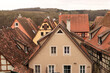 Mittelalterliches Kleinod über dem Taubertal; Rothenburger Giebel an der Sterngasse