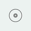 © Pethias - Cd vector icon illustration sign