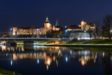 Fototapeta Łazienka - Wawel Castle at night