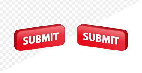Aufkleber - 3d submit banner label button web 3d buttons