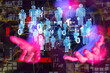 © vegefox.com - Abstract technology group and data 3d