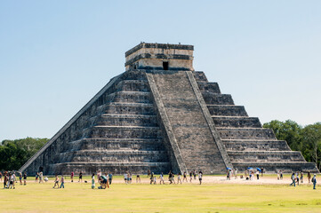 Impressive ruins of Chichen Itza at Yucatan, Mexico