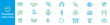 © yukipon00 - Friendship partnership handshake and love line icons.