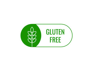 Poster - gluten-free icon vector illustration