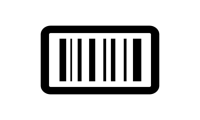 Aufkleber - Bar code icon. Product scan code. Vector on isolated white background. EPS 10