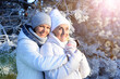 © aletia2011 - happy women  in winter clothes posing outdoors