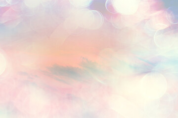 Wall Mural - clouds bokeh abstract bright summer wallpaper nature sky