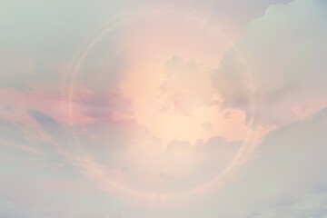 Wall Mural - sunrise sky watercolor gradient colors, beautiful abstract nature wallpaper