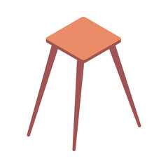 Sticker - Isometric Stool Icon