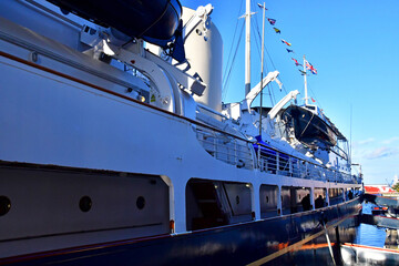 Wall Mural - Edinburgh,Scotland - october 21 2021 : Britannia Queen boat built in 1953