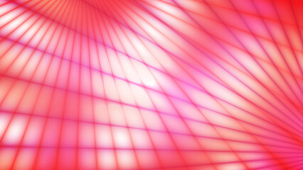 Wall Mural - Abstract red geometric background with blurred intersecting rays forming a grid. 16:9 Aspect Ratio. Design layout for video backdrop, poster, web, card, booklet or others. Vector illustration.