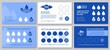 Bottled water delivery service loyalty card set
