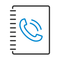 Poster - Phone Book Icon