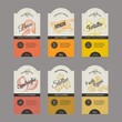 © Sonulkaster - Italian pasta label design set, template packaging