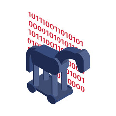 Sticker - Trojan Horse Code Composition