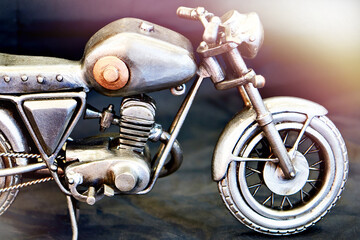 Wall Mural - Metal motorcycle model