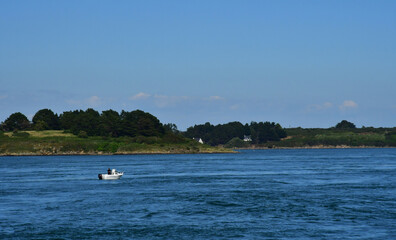 France - june 6 2021 : Morbihan gulf