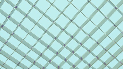 Poster - Abstract mesh background of lines and polygons.