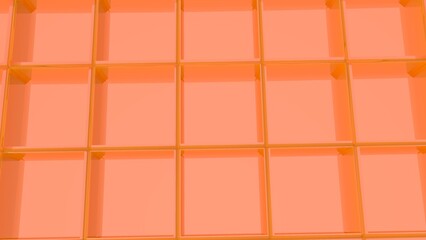 Poster - Abstract mesh background of lines and polygons.