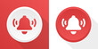 Bell icon. Bell alarm button icon in graphic design.