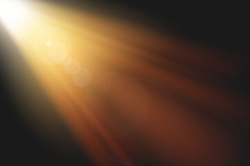spotlight with bright yellow light