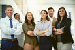 © Camerene P/peopleimages.com - The team to prove the best results. Portrait of a group of businesspeople standing together in an office.
