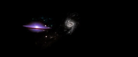 Wall Mural - planets galaxy science fiction wallpaper beauty deep space cosmos physical cosmology stock photos. c