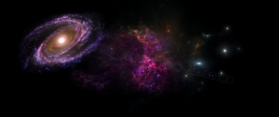 Wall Mural - planets galaxy science fiction wallpaper beauty deep space cosmos physical cosmology stock photos. c