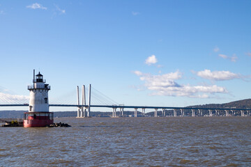 Wall Mural - Sleepy Hollow Lighthouse along the Hudson River in Sleepy Hollow New York