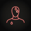 © ekazansk - Neon sweating icon in line style