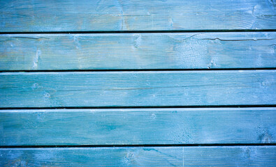 Wall Mural - Blue wood plank texture background