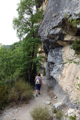 Canvas Print - Wandern in der Verdonschlucht