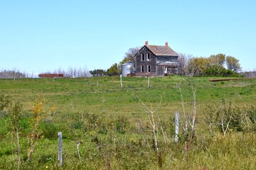 old house in the field