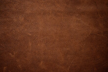Dark Brown Natural Leather Texture. Vintage Background
