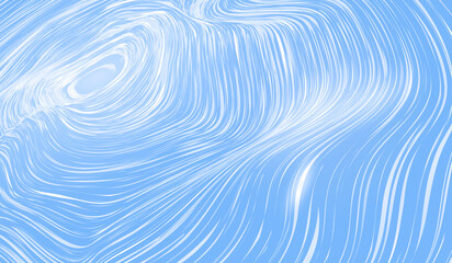 Poster - Flowing technology 3D line background