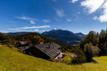 Poster - Autumn landscape in Berchtesgadener Land, Bavaria, Germany.